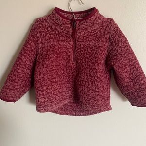 Fuzzy sweater for toddler